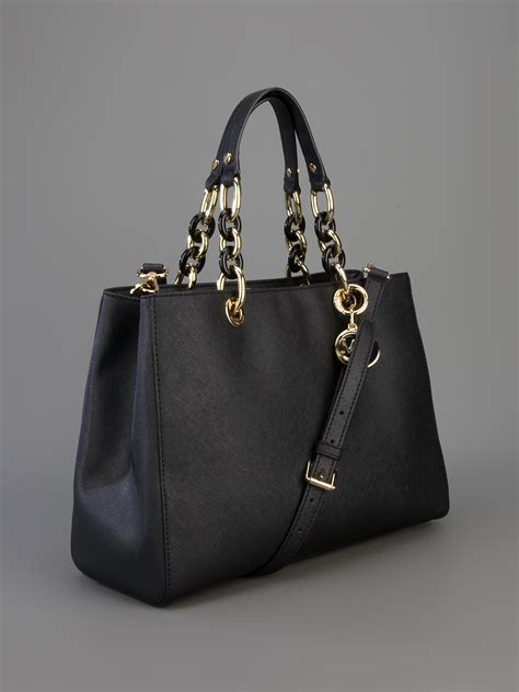 michael kors cynthia tote black|Michael Kors cynthia handbag.